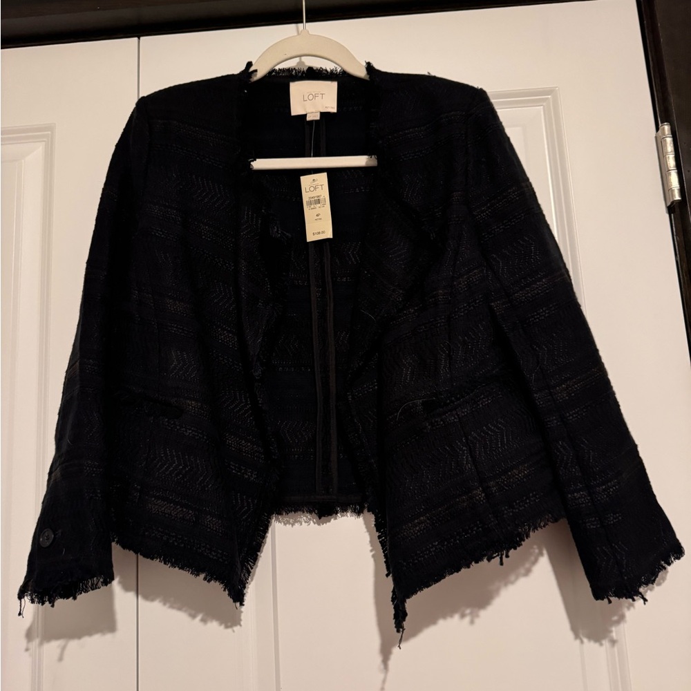 Loft fringy jacket